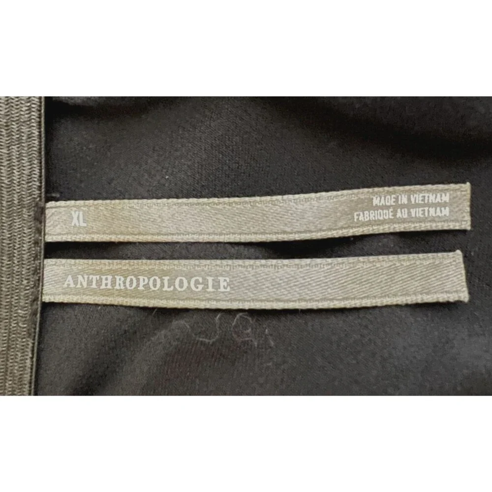 ANTHROPOLOGIE BLACK ABOVE THE KNEE LENGTH SKIRT NWT SIZE XL - Picture 5 of 7